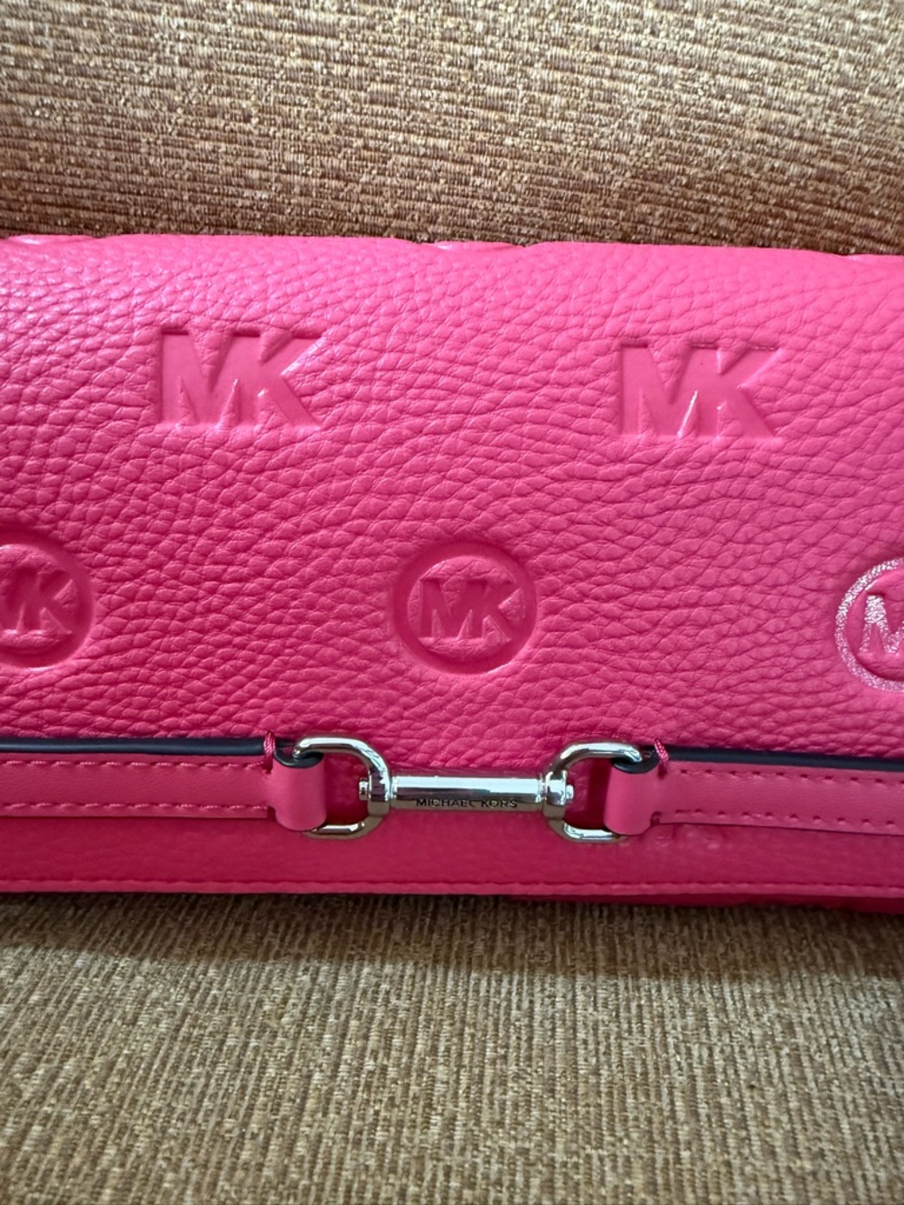 Pink Crossbody Wallet Purse - Women's Shoulder Bag - Picture 3 of 12